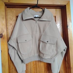 Kendall & Kylie Beige Teddy Jacket